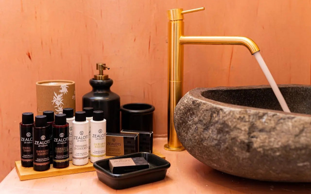 Pink Freud Villas Santorini