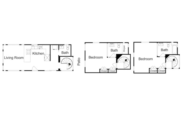 715-717 N El Centro Avenue Townhouse 4 Bedrooms 4.5 Bathrooms Townhous