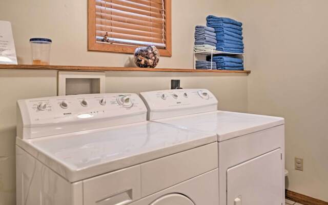 Riverfront Elkins Home w/ Fireplace & Deck!