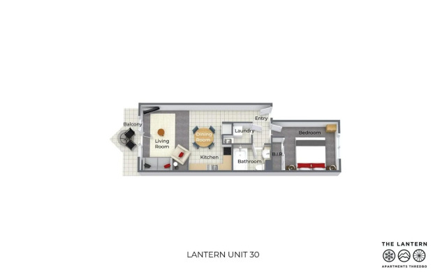 Lantern 1 Bedroom Balcony with Panoramic Alpine View