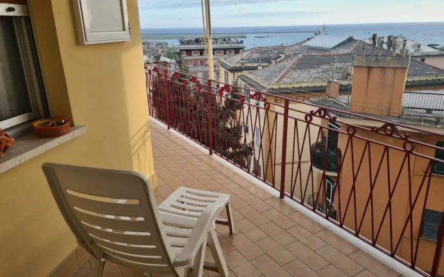 Spacious Apartment With sea View Terrace in Genoa Pegli