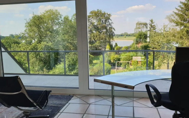 Somnar Panoramaloft mit Hästens Betten - Rheinblick 150qm