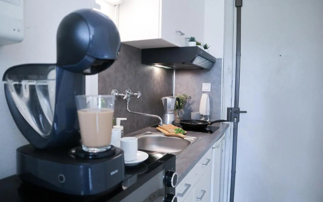 Studio Le café gourmand - Proche Gare - Coin tranquille
