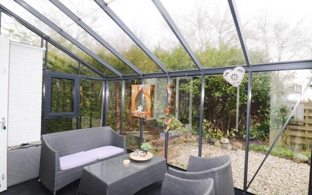 Inviting holiday home in Grou with terrace