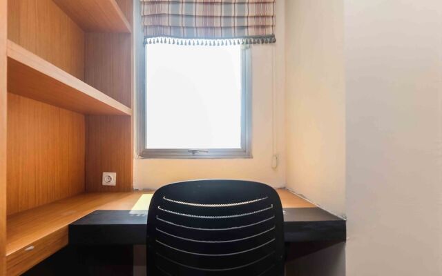 Homey and Cozy Living Studio at Pakubuwono Terrace Apartment