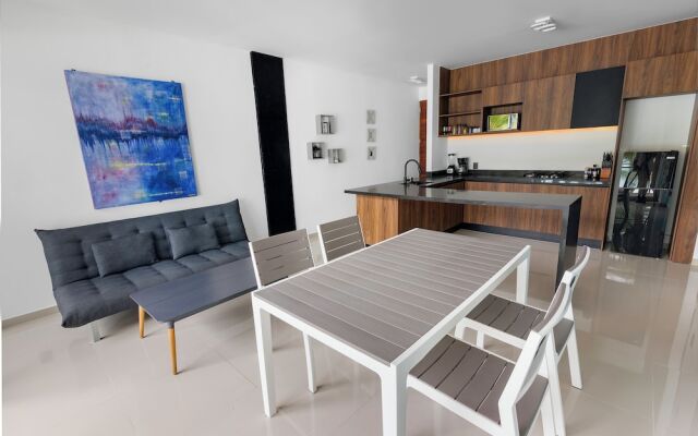Angelina 28 Beachfront and Family Apartments - Modern and Relaxing Long Stays (20 min from Cancun Airport)