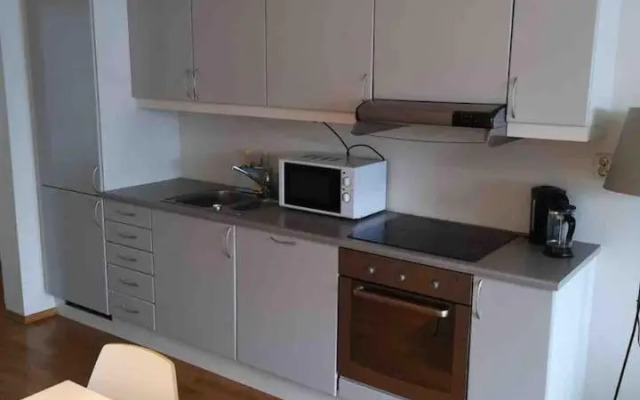 City Center Oslo Black And White Apartment