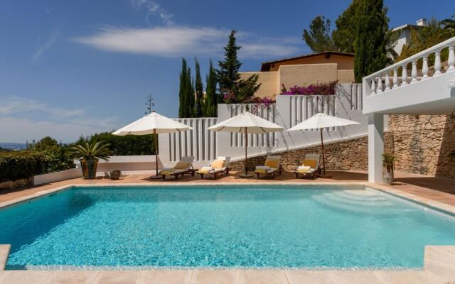 Villa With 5 Bedrooms in Santa Eulalia, With Wonderful sea View, Priva