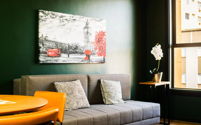 Apto Londrina Flat Hotel 1003, jacuzzi, 43 m2.