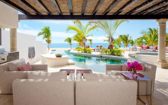 Spectacular 3-Story Beachfront Villa with a Huge Pool Patio