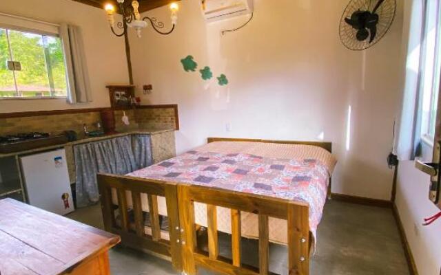 Suíte com cozinha próxima a Trindade Paraty Flats Roots