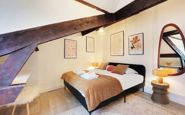 Charming Duplex in Marais for 2 People