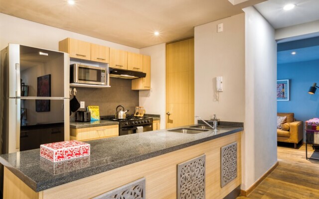 Depa Condesa con Terraza y Home Office