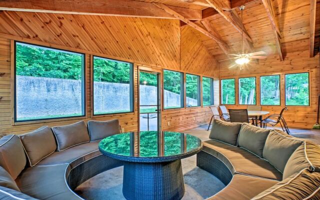 Boat Dock, Game Room: Lakefront Sunrise Beach Home