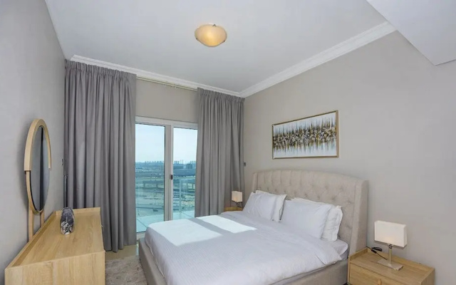 Lake views from 2 bedroom apartment in JLT