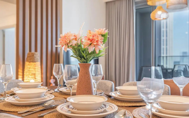 Lux 3BHK Burj Khalifa & fountain view