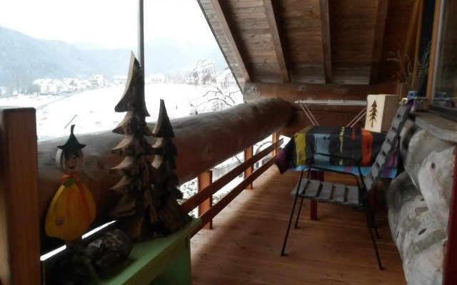 Blockhaus-Ferienwohnung