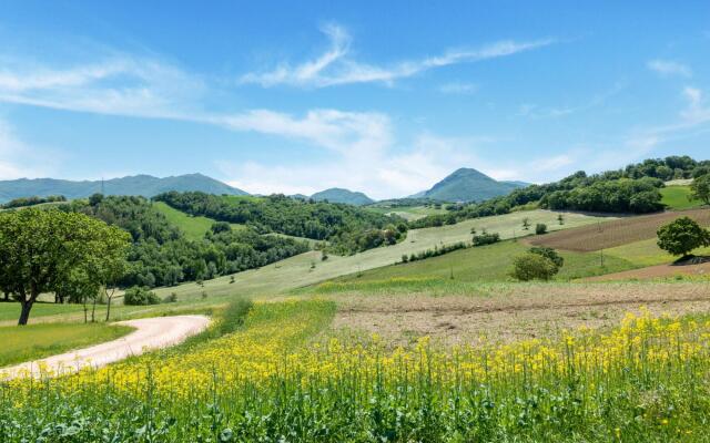 Rural apartment in Matelica with shared pool