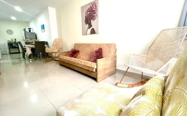 Apartamento 2CBM-1 Cerca al Mar con Wifi