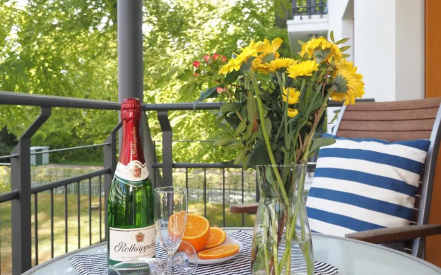 Kaiservillen Heringsdorf - 1-Raum-Appartement mit Balkon D113