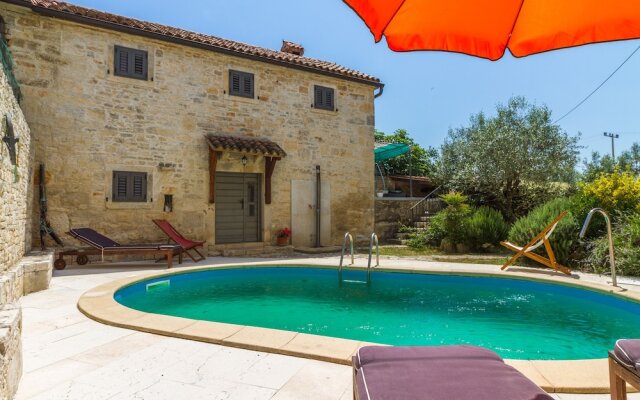 Especially charm stone house with a pool