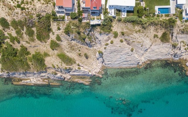 A White Cliffside Studio