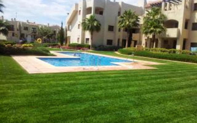3 bedrooms appartement with shared pool furnished garden and wifi at San Javier 1 km away from the beach