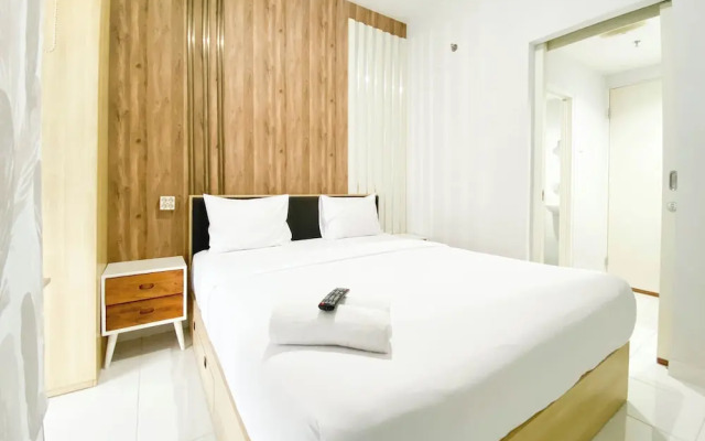 Homey 1Br Without Living Room At Amartha View Apartment