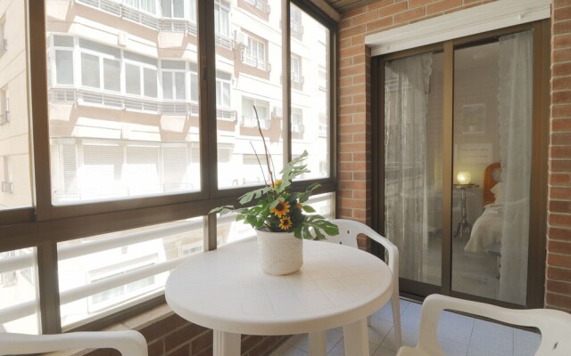 Big Retro Malagueta Beach And Downtown