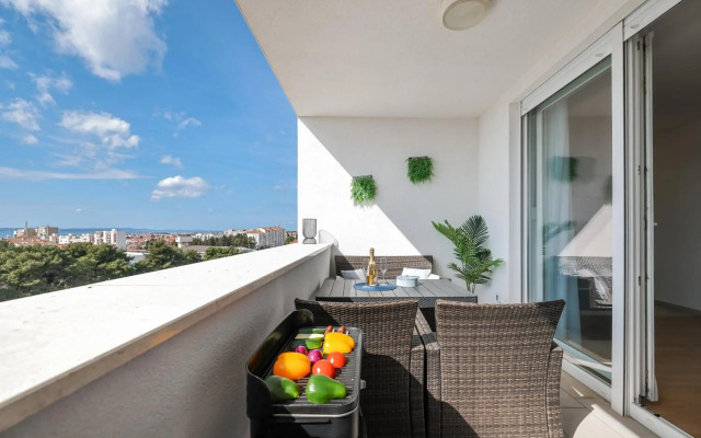 Stella Maris **** balcony, sea view, garage, BBQ