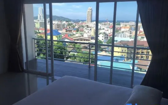 *Sea View Studio Near Patong Beach with Pool C257