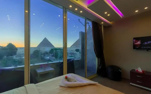 Middle East pyramids view