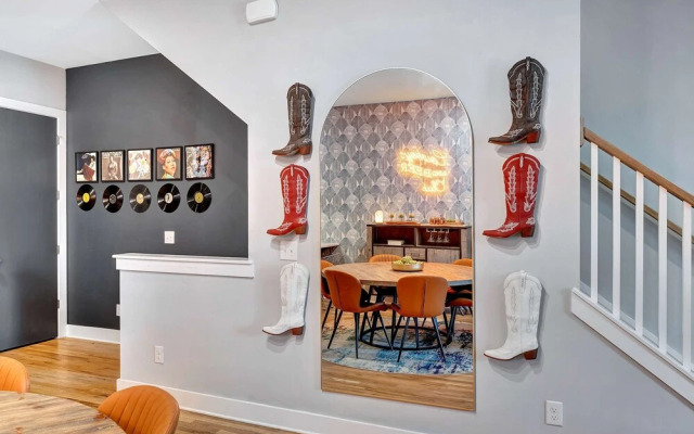 Rooftop Deck Shuffleboard BBQ Near Downtown