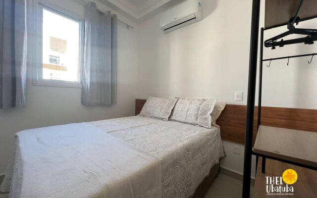 Apto Novo c/ Ar e Piscina  Toninhas Ubatuba