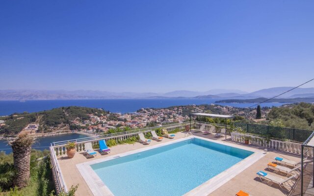 Villa Agathi with amazing view and pool