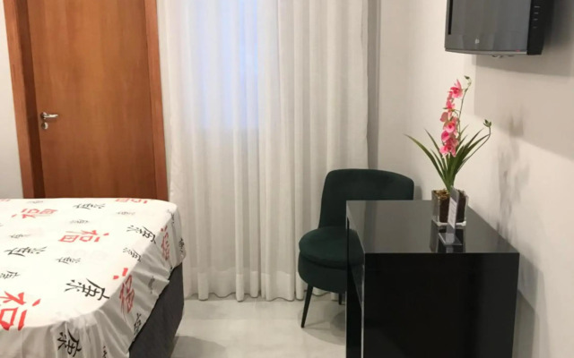 Liberdade 1 QT + Sofá Cama - 200m Metrô. Novo!