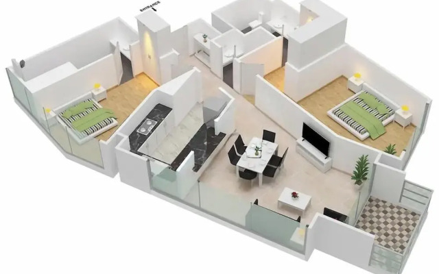 LUX  Executive Burj Khalifa View Suite