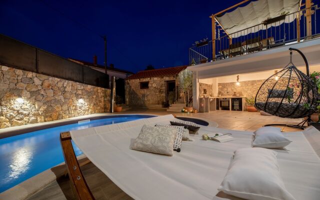 Stunning Villa on Island Krk Near Sandy Beach