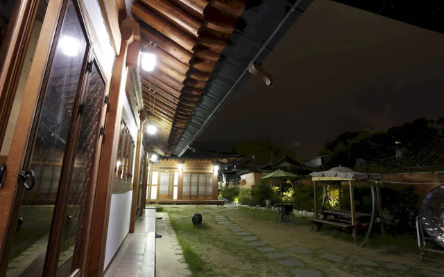 Hanok House with Gourds