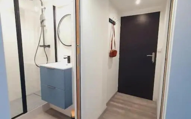 Studio avec piscine à 2 pas de la plage