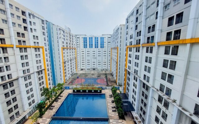 Cozy And Minimalist Studio Room Paramount Skyline Apartment