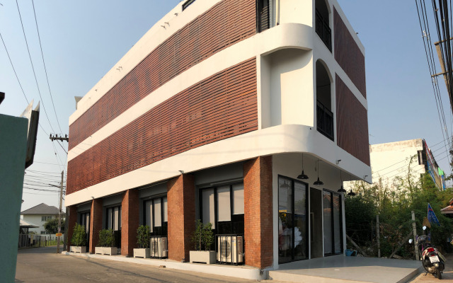 Minimalist cafe and bed