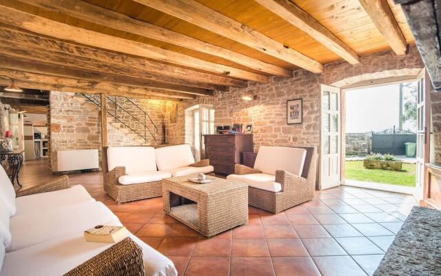 Enchanting villa with beautiful stone architecture