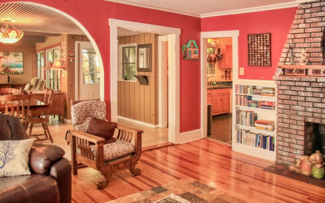 Shaded Beachtown Vacation Estate (102-22)