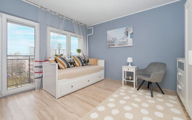 Pastel Blue Studio in Lodz by Renters