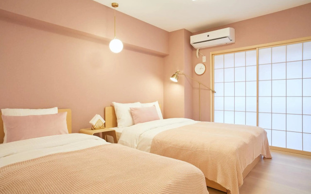 Designer's Apartment 2 bedrooms Shin-Okubo Sta（3）min　和風