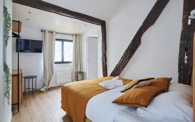 Apartment AC 2 Bedrooms Le Marais Beaubourg