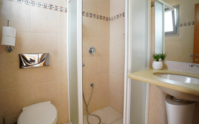 two bed room apartment 5 min walk to the beach