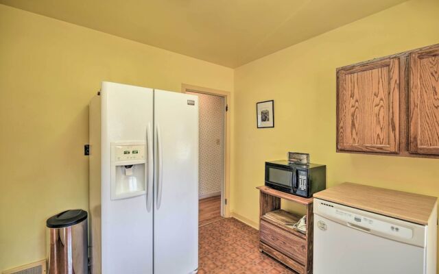 Quaint Creekside Home w/ Spacious Deck & Yard