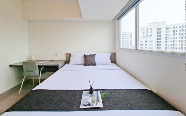 Restful 1Br For 2 Pax With City View At Cisauk Point Apartment – Guest Rooms – Legok